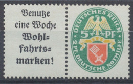 Deutsches Reich, Michel Nr. W 35 Ungebraucht / Unused - Zusammendrucke