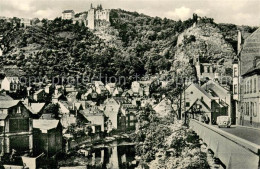 73762288 Idar-Oberstein Blick Auf Schloss Und Felsenkirche Idar-Oberstein - Idar Oberstein