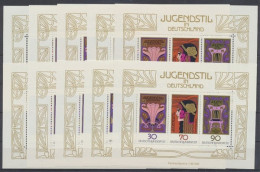 Deutschland (BRD), MiNr. Block 14, 10 Blöcke, Postfrisch - Unused Stamps