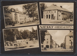 Niesky (Oberlausitz), Krankenhaus, Schauburg-Lichtspiele, Bad, Karl-Marx-Straße - Autres & Non Classés