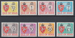 Insel Man Porto, MiNr. 9-16, Postfrisch - Isle Of Man