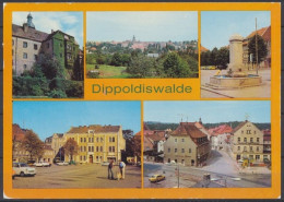 Dippoldiswalde, Teilansicht, Platz Des Friedens, Platz Der Jugend - Autres & Non Classés