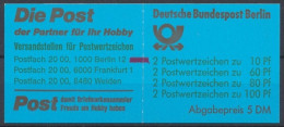 Berlin, MiNr. MH 15 Mit Zählbalken, Postfrisch - Booklets