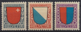 Schweiz, MiNr. 153-155, Postfrisch - Ongebruikt