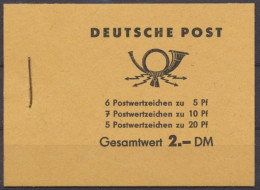 DDR, MiNr. MH 3 B 1, Postfrisch - Postzegelboekjes