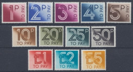 Großbritannien, MiNr. Portomarken 89-100, Postfrisch - Postage Due