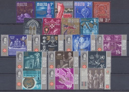 Malta, MiNr. 301-319, Postfrisch - Malta