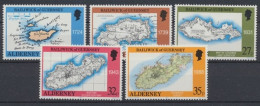 Alderney, MiNr. 37-41, Postfrisch - Alderney