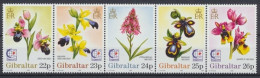 Gibraltar, MiNr. 722-726 Fünferstreifen, Postfrisch - Gibraltar