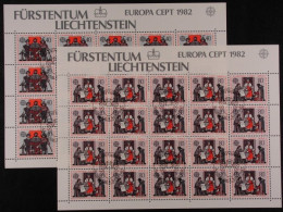 Liechtenstein, MiNr. 791-792 KB, Gestempelt - Autres & Non Classés