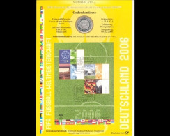 BRD, Numisblatt 5/2006, FIFA Fußballweltmeisterschaft 2006 - Autres & Non Classés