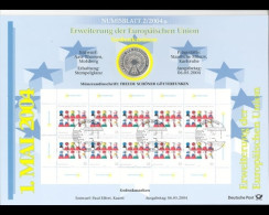 BRD, Numisblatt 2/2004, Erweiterung Der Europäischen Union - Autres & Non Classés