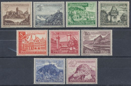 Deutsches Reich, MiNr. 730-738, Postfrisch - Unused Stamps