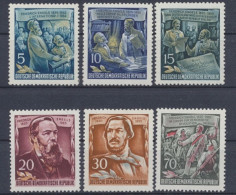 DDR, MiNr. 485-490 A, Postfrisch - Nuovi