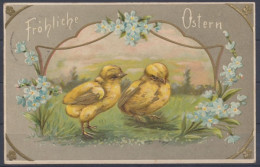 Fröhliche Ostern, Zwei Niedliche Kücken - Easter