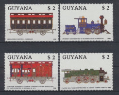 Guyana, Eisenbahn, MiNr. 2475-2478, Postfrisch - Guiana (1966-...)