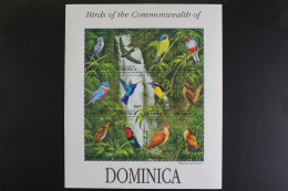 Dominica, Vögel, MiNr. 1659-1670 ZD-Bogen, Postfrisch - Dominique (1978-...)