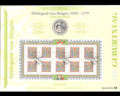 BRD, Numisblatt 2/1998, Hildegard Von Bingen - Autres & Non Classés