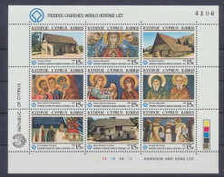 Zypern, MiNr. 672-680 KB, Postfrisch - Unused Stamps