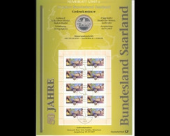 BRD, Numisblatt 1/2007, 50 Jahre Bundesland Saarland - Autres & Non Classés