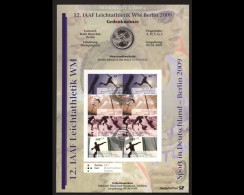 BRD, Numisblatt 1/2009, 12. IAAF Leichtathletik WM Berlin - Sonstige & Ohne Zuordnung