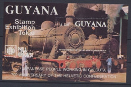 Guyana, Eisenbahn, MiNr. Block 136, Postfrisch - Guyana (1966-...)