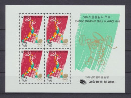 Korea-Süd, Olympiade, MiNr. Block 522, Postfrisch - Korea, South