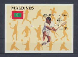 Malediven, Olympiade, MiNr. Block 144 B, Postfrisch - Maldive (1965-...)