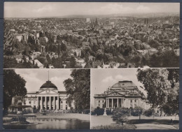 Wiesbaden, Blick Vom Opelbad, Kurhaus Und Theater - Autres & Non Classés