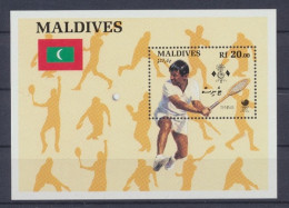 Malediven, Olympiade, MiNr. Block 144, Postfrisch - Maldives (1965-...)