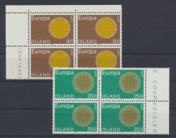 Island, Michel Nr. 442-443 (4), Postfrisch - 1970