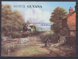 Guyana, Eisenbahn, MiNr. Block 93, Postfrisch - Guyane (1966-...)