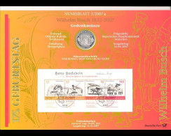 BRD, Numisblatt 3/2007, Wilhelm Busch - Altri & Non Classificati