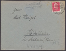 Oldenrode über Nörten - Hardenberg, Landpoststempel Auf Brief, 1931 - Autres & Non Classés