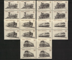 Türkei, Eisenbahn, MiNr. 2814-2818 (4), Postfrisch - Sonstige & Ohne Zuordnung