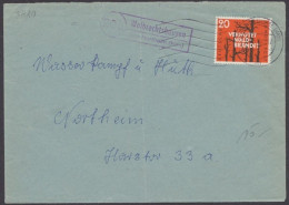 Wolbrechtshausen über Northeim, Landpoststempel Auf Brief, 1958 - Other & Unclassified