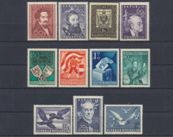 Österreich, MiNr. 948-958, Jahrgang 1950, Postfrisch - Volledige Jaargang