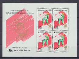 Korea-Süd, Olympiade, MiNr. Block 525, Postfrisch - Korea, South