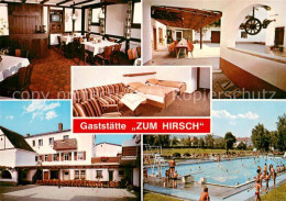 73762175 Mussbach Gaststaette Zum Hirsch Restaurant Fremdenzimmer Freibad Mussba - Neustadt (Weinstr.)