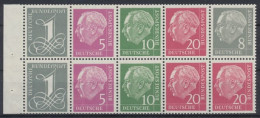 Deutschland (BRD), Michel Nr. H-Blatt 8 Y, Postfrisch/MNH - Se-Tenant