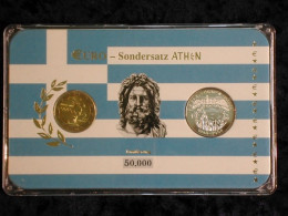 Griechenland, 2 Euro Sondersatz Athen Mit Medaille - Grecia