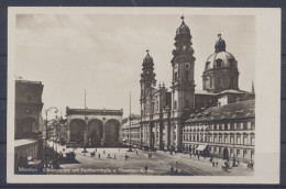 München, Odeonsplatz Mit Feldherrnhalle U. Theatiner Kirche - Autres & Non Classés