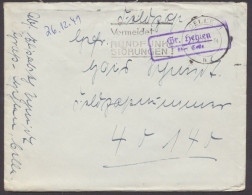 Gr. Hehlen über Celle, Landpoststempel Auf Feldpostbrief, 1941 - Other & Unclassified