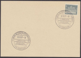 Berlin, Sonderstempel, 18.10.57, Postgewerkschaft - Autres & Non Classés