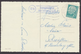 Lengenfeld über Landsberg (Lech), Landpoststempel Auf Karte, 1958 - Other & Unclassified