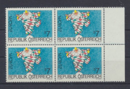 Österreich, MiNr. 2095 Viererblock, Postfrisch - Ongebruikt