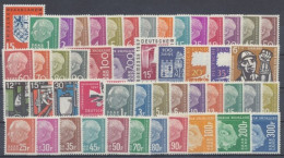 Saarland, MiNr. 379-428, Jahrgang 1957, Postfrisch - Altri & Non Classificati