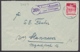 Benniehausen über Göttingen, Landpoststempel Auf Bedarfsbrief, 1949 - Autres & Non Classés