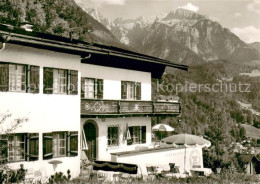 73762153 Berchtesgaden Gaestehaus Herkommer Cafe Restaurant Im Sommer Alpen Berc - Berchtesgaden