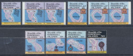 Marshall-Inseln, Michel Nr. 40-45 A/D, Postfrisch / MNH - Marshallinseln